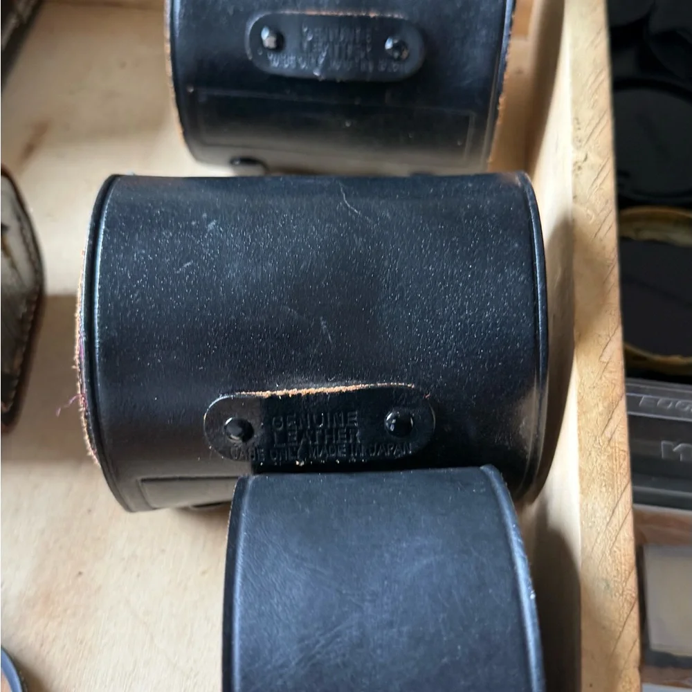 Black Camera Lens Set